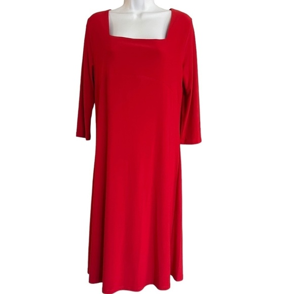 Chadwicks | Red Fit and Flare Dress - Picture 1 of 5